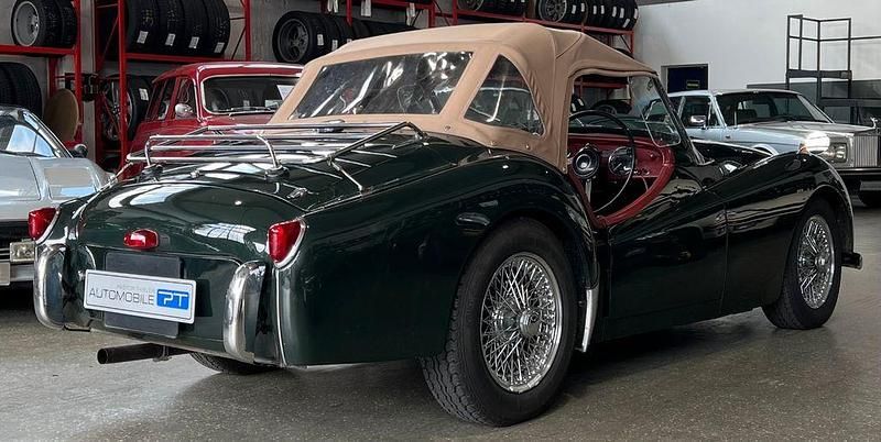 Gebraucht Triumph TR2 90 PS (66 kW) 1956 British racing green Cabrio