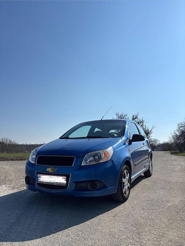 Gebraucht Chevrolet Aveo 85 PS (62 kW) 2009 Blau Kleinwagen