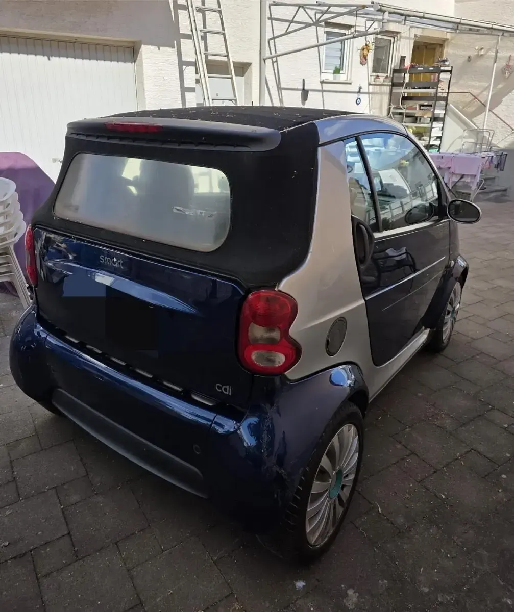 Occasion Smart ForTwo Cabrio 41 ch (30 kW) 2002 Bleue Cabriolet