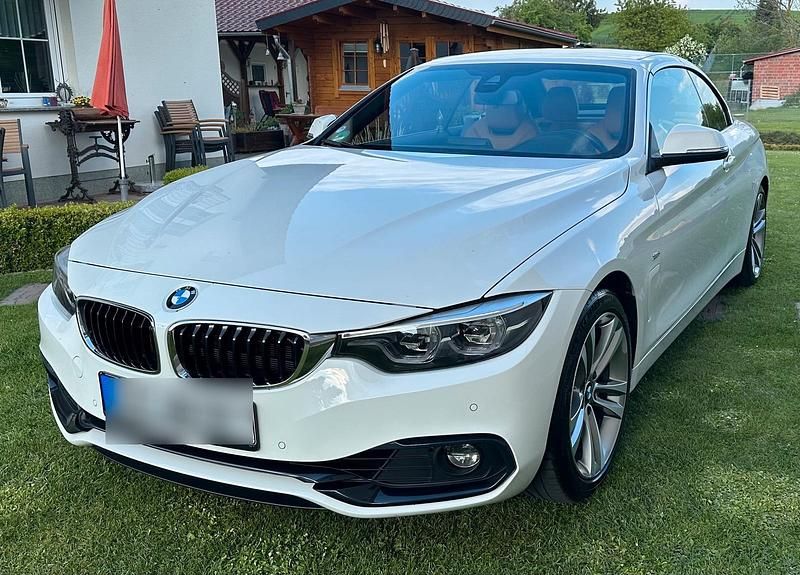 Weiß Gebraucht 2018 BMW 420 Cabrio | 26.900 € (Fairer Preis) - Bild 1/4
