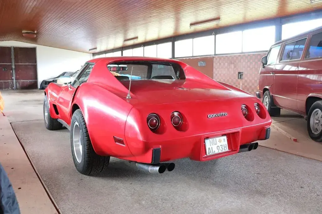 Gebraucht Corvette C3 179 PS (131 kW) 1976 Rot Cabrio