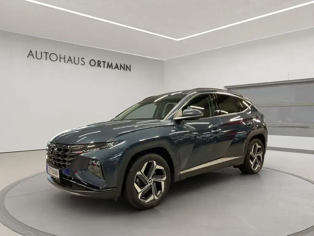Gebraucht Hyundai Tucson Turbo 150 PS (110 kW) 2021 Teal blue / met SUV