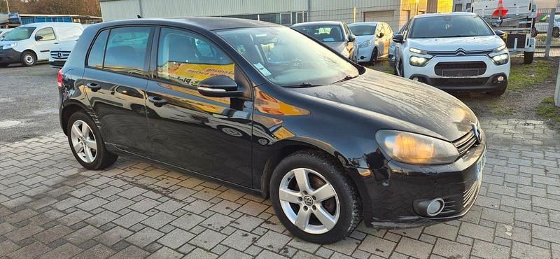 Schwarz Gebraucht 2010 VW Golf VI Team Limousine | 2.850 € (Superpreis) - Bild 1/4