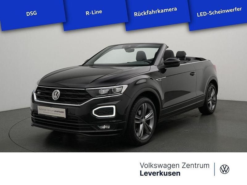 Gebraucht VW T-Roc R-line 150 PS (110 kW) 2020 Schwarz / deep black (metallic) SUV