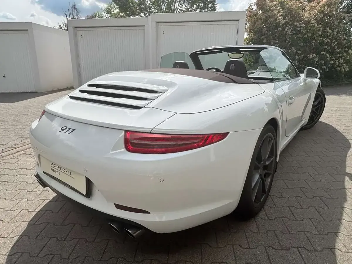 Gebraucht Porsche 911 Carrera S Cabriolet 400 PS (294 kW) 2013 Weiß Cabrio