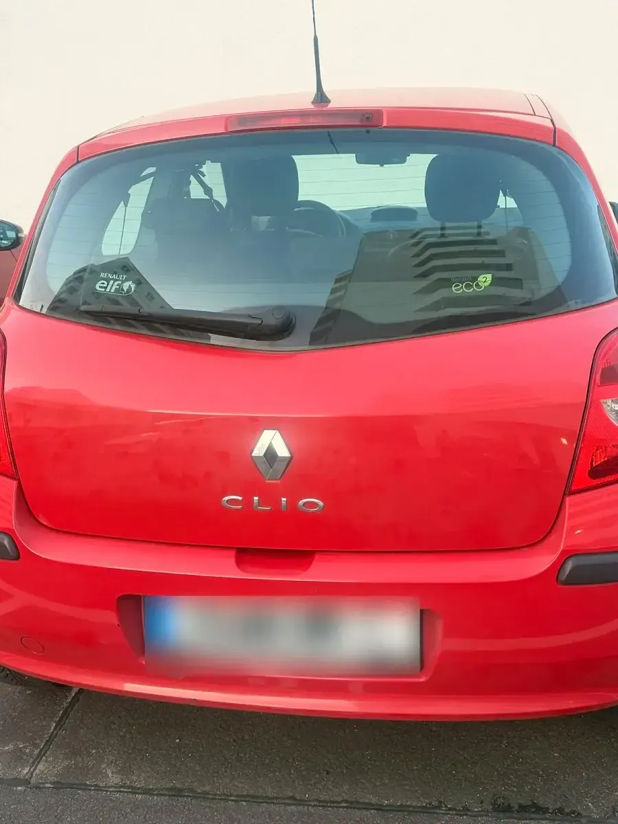 Gebraucht Renault Clio II 2008 Rot Coupé