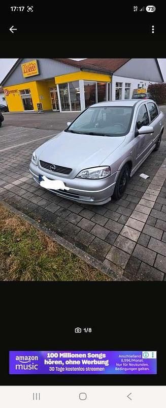 Gebraucht Opel Astra Njoy 80 PS (58 kW) 2003 Silber Kombi