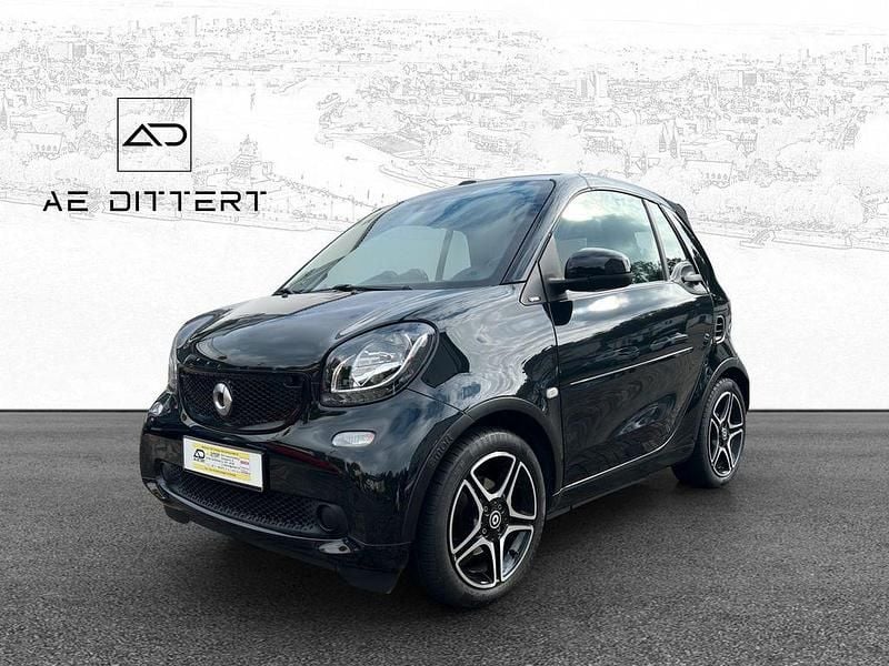 Schwarz Gebraucht 2016 Smart ForTwo Cabrio Passion Cabrio | 12.990 € (Fairer Preis) - Bild 1/4