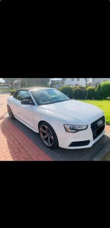 Weiß Gebraucht 2013 Audi A5 Cabriolet S-Line Cabrio | 11.500 € (Fairer Preis) - Bild 1/4