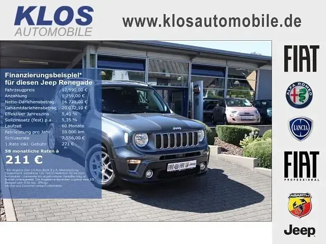 Gebraucht Jeep Renegade Limited 150 PS (110 kW) 2021 SUV