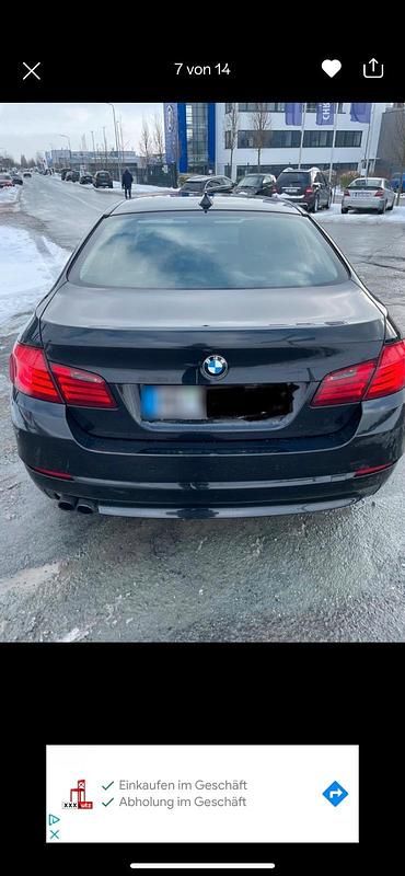 Gebraucht BMW 520 184 PS (135 kW) 2011 Schwarz Limousine