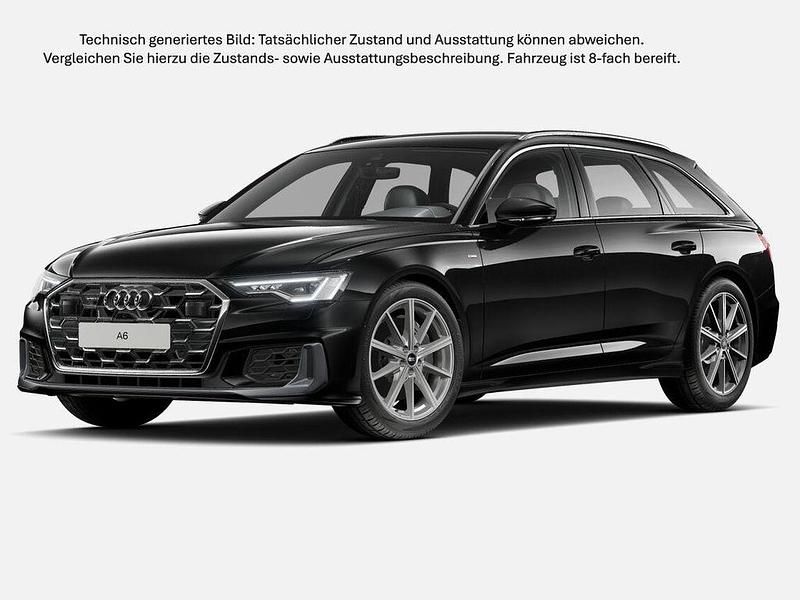 Mythosschwarz Gebraucht 2025 Audi A6 S-Line Kombi | 57.985 € (Superpreis) - Bild 1/3
