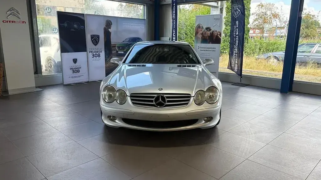 Gebraucht Mercedes SL500 306 PS (225 kW) 2002 Silber Cabrio