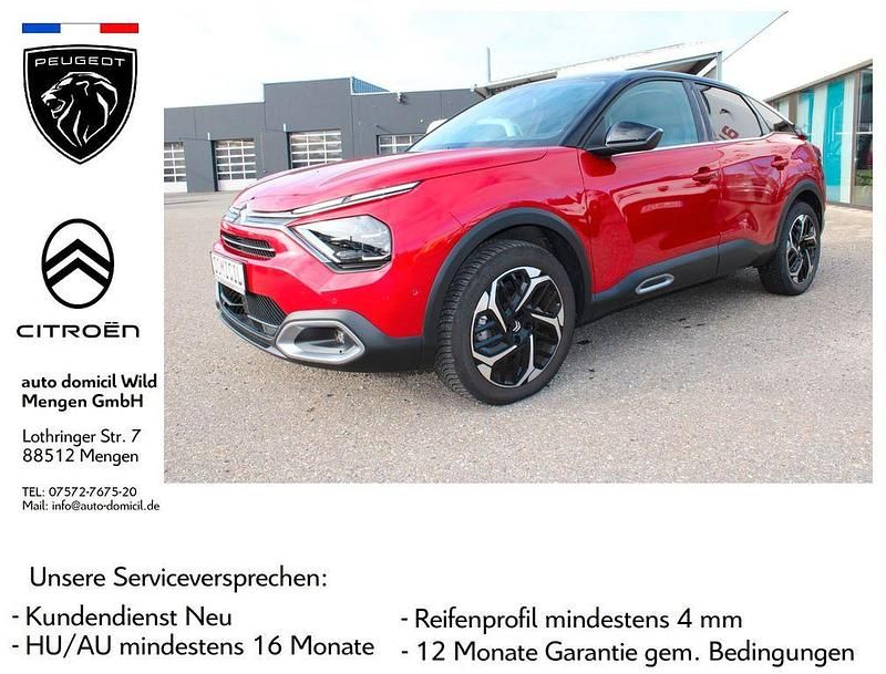 Rot Gebraucht 2023 Citroën C4 Limousine | 24.580 € (Teuer) - Bild 1/4