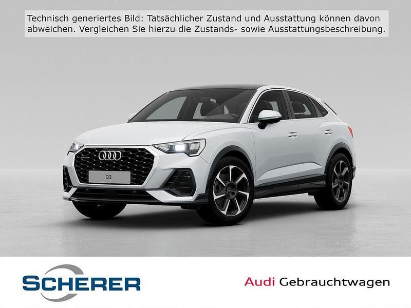 Gletscherweiß metallic Gebraucht 2022 Audi Q3 Sportback Ambiente SUV | 36.990 € (Guter Preis) - Bild 1/4