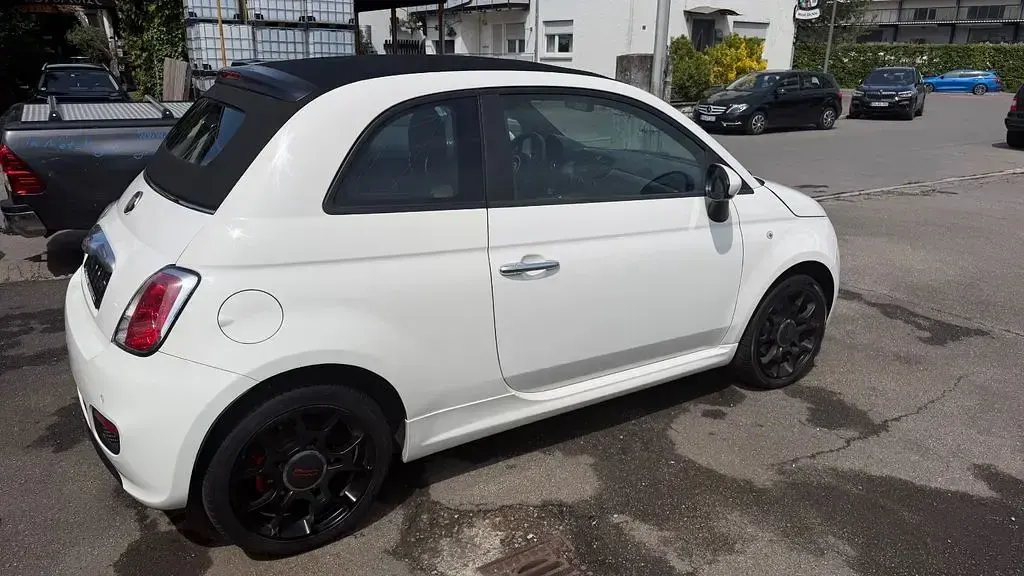 Usata Fiat 500S S 105 CV (77 kW) 2014 Bianco Cabrio