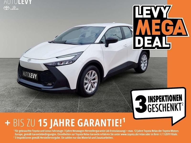 Schneeweiß Gebraucht 2024 Toyota C-HR Business Edition SUV | 26.490 € (Superpreis) - Bild 1/4
