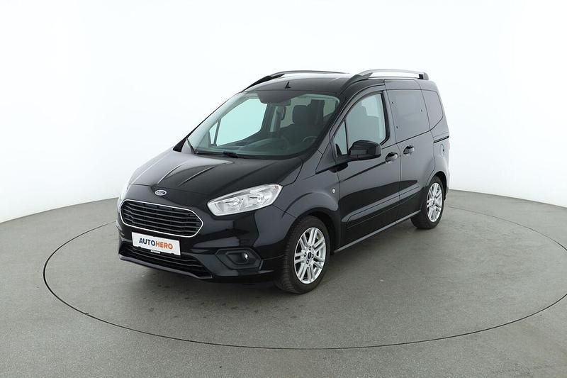 Schwarz Gebraucht 2019 Ford Tourneo Courier Titanium Van / Kleinbus | 17.190 € (Fairer Preis) - Bild 1/4