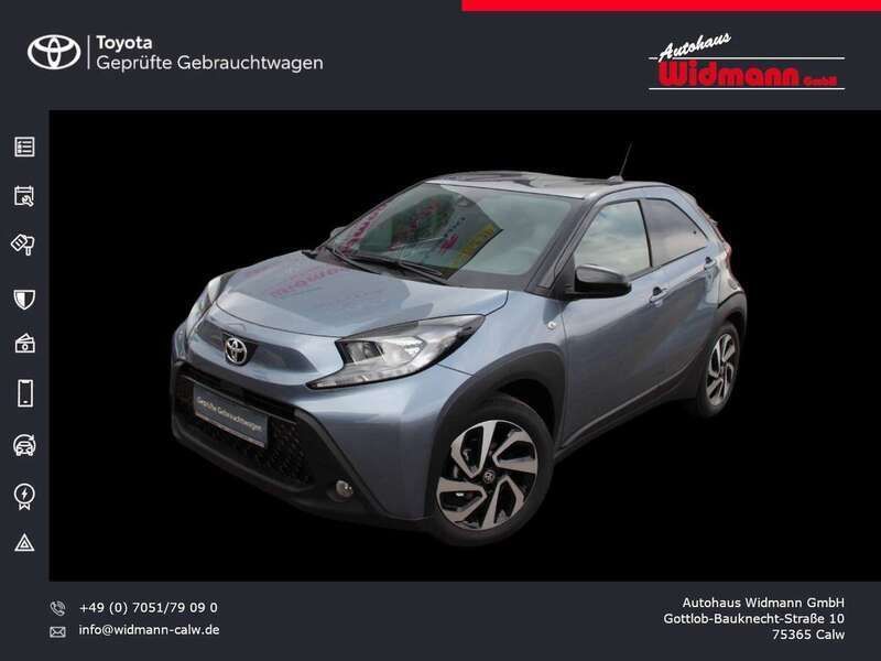 Celestitegrey / nightskyblack Neu 2025 Toyota Aygo Kleinwagen | 18.490 € - Bild 1/4