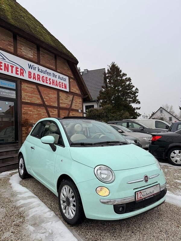 Gebraucht Fiat 500 Lounge 69 PS (50 kW) 2015 Grün Cabrio