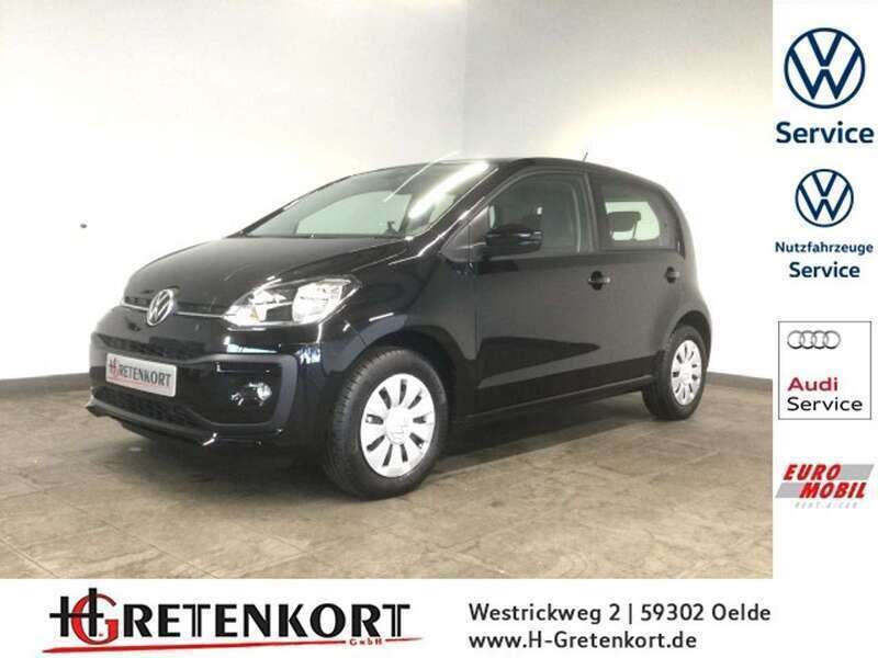 Gebraucht VW up! move up! 65 PS (47 kW) 2022 Deep black perleffekt (metallic) Kleinwagen