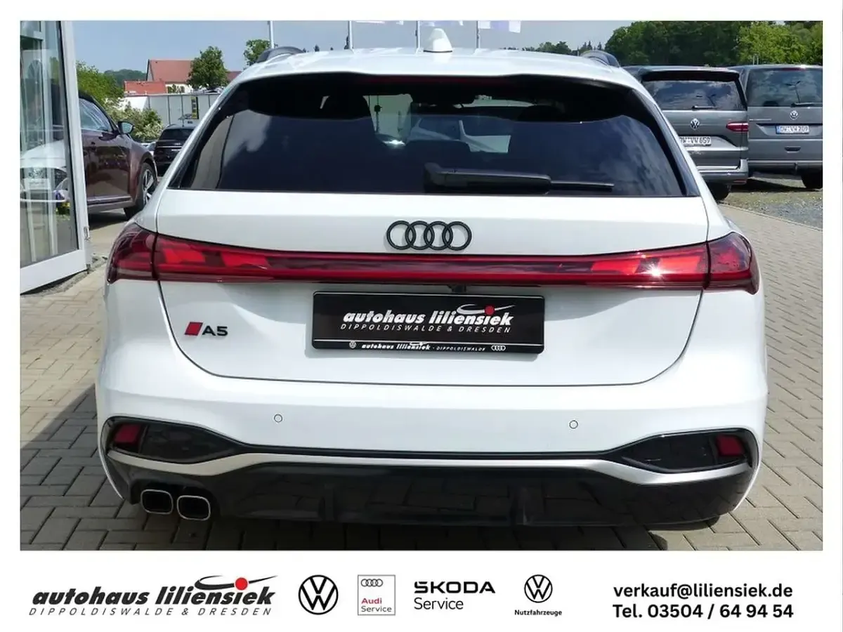 Gebraucht Audi A5 Edition .1 204 PS (150 kW) 2025 Gletscherweiß metallic Kombi