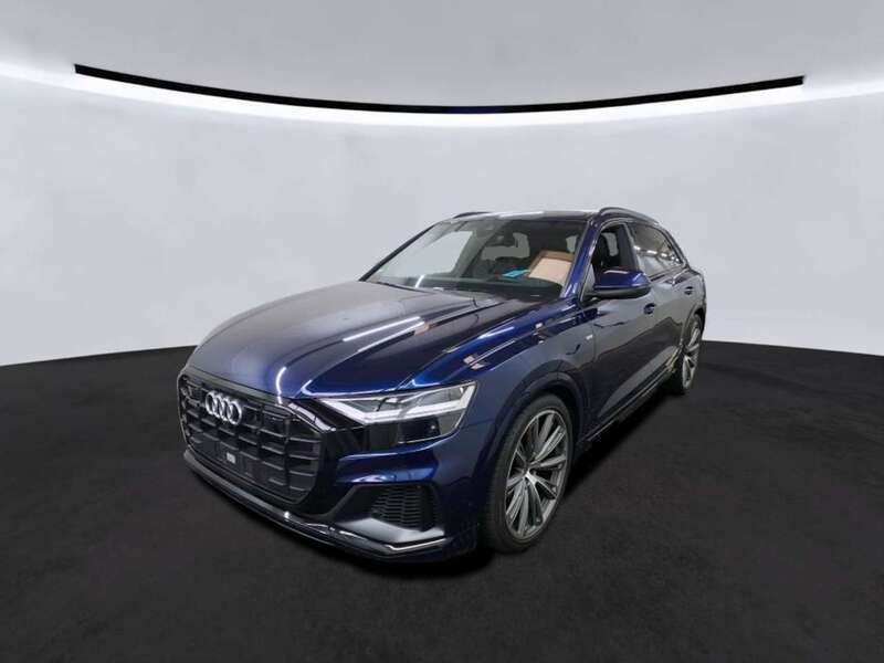 Blau Gebraucht 2022 Audi Q8 S-Line SUV | 67.890 € (Etwas zu teuer) - Bild 1/3