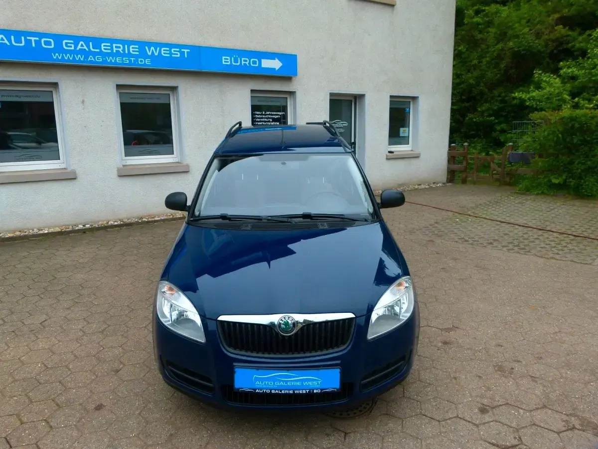 Gebraucht Skoda Roomster Plus Edition 69 PS (50 kW) 2009 Blau Van / Kleinbus