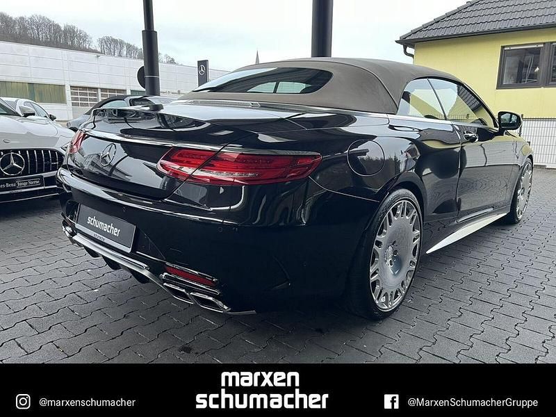 Gebraucht Mercedes S63 AMG AMG 585 PS (430 kW) 2018 Designo mokkaschwarz Cabrio