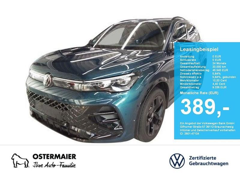 Blau (nightshade blue) Gebraucht 2025 VW Tiguan Style SUV | 47.180 € (Fairer Preis) - Bild 1/4