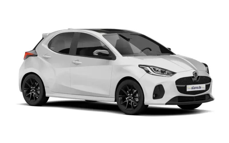 Northern white pearl (weiss) Neu 2024 Mazda 2 Exclusive-Line Limousine | 29.240 € (Teuer) - Bild 1/4