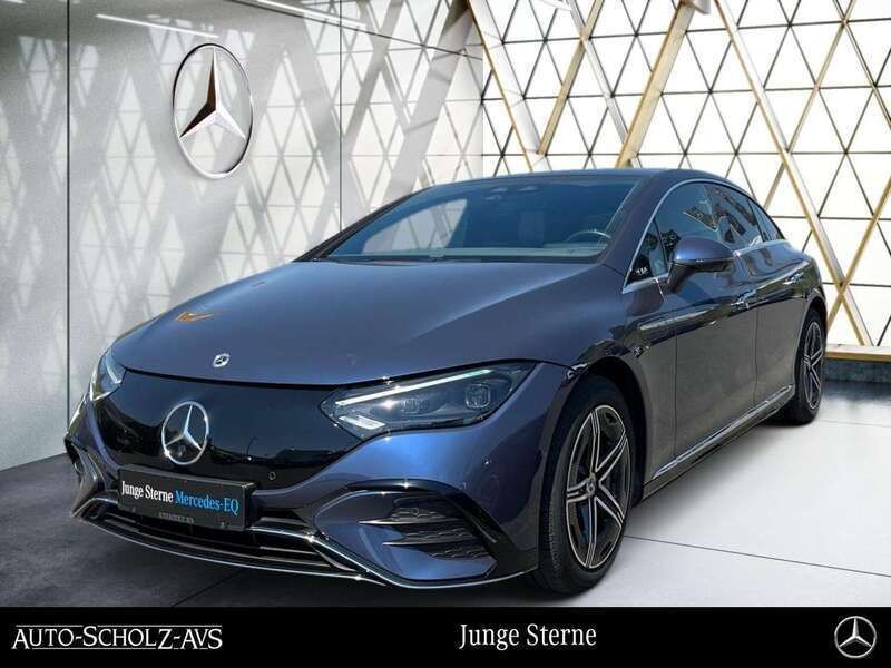 Metalliclack sodalithblau Gebraucht 2024 Mercedes EQE350 Limousine | 48.888 € (Fairer Preis) - Bild 1/4