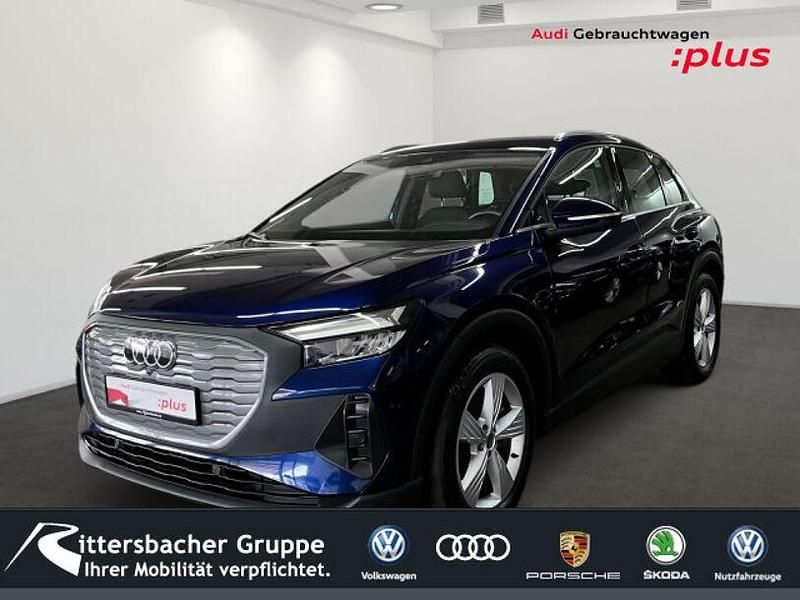 Navarrablau metallic Gebraucht 2022 Audi Q4 e-tron Basis SUV | 25.990 € (Fairer Preis) - Bild 1/4