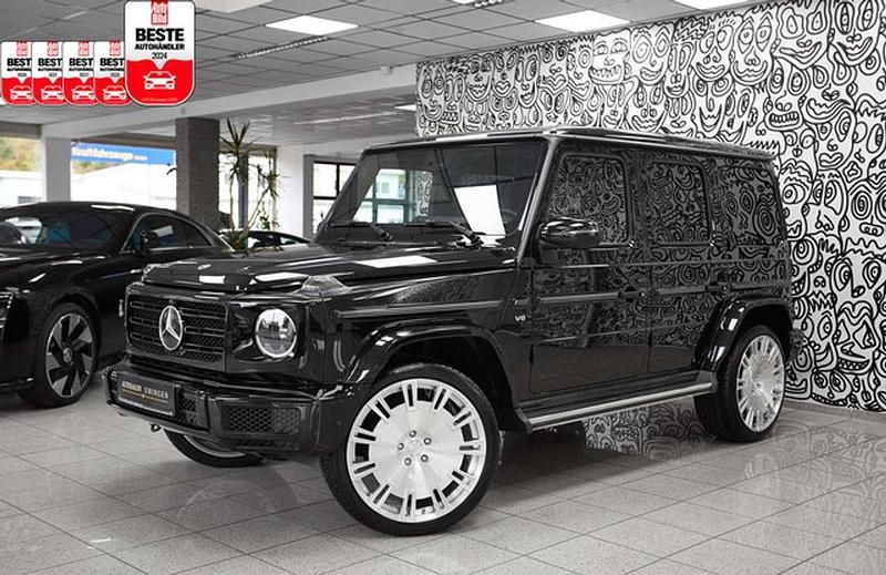 Obsidianschwarz metallic Gebraucht 2020 Mercedes G500 Exclusive SUV | 124.890 € - Bild 1/3