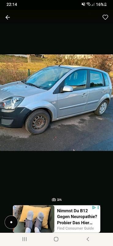 Gebraucht Ford Fiesta 69 PS (50 kW) 2007 Grau Kleinwagen