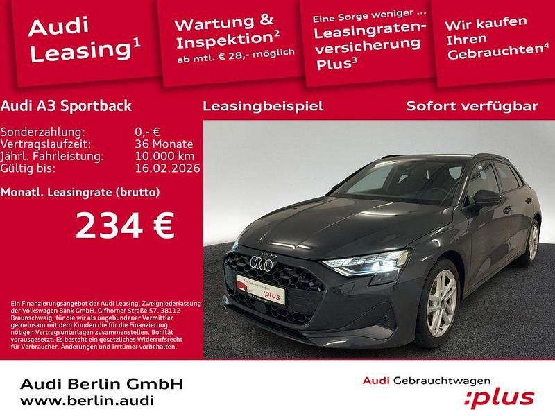 Gebraucht Audi A3 Ambiente 116 PS (85 kW) 2025 Manhattangrau metallic Kombi