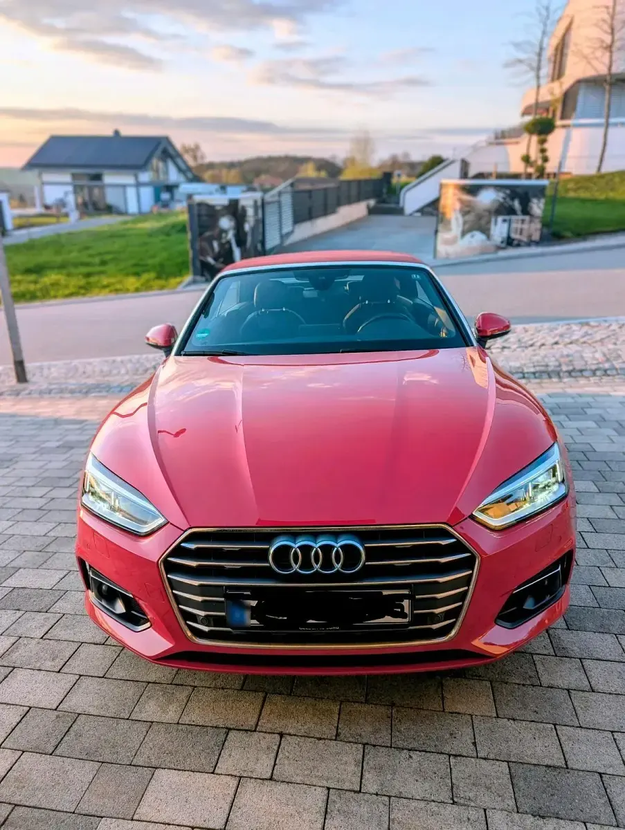 Używany Audi A5 Cabriolet 252 KM (185 kW) 2017 Czerwony Kabriolet