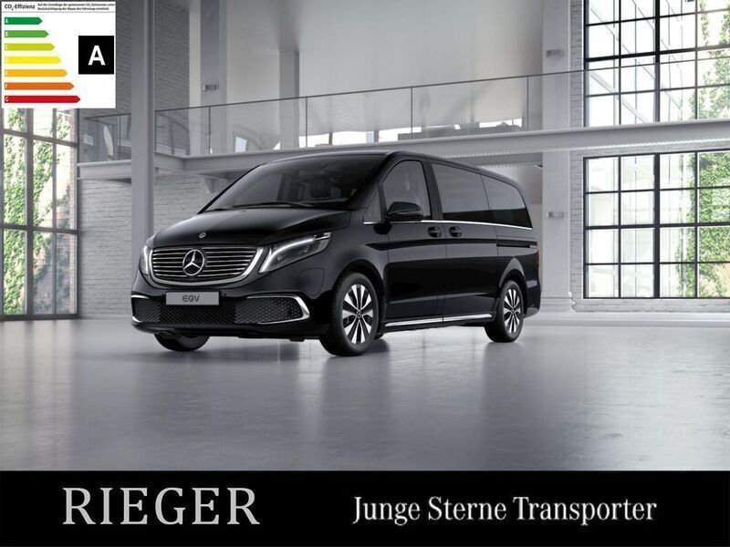 Black metallic Gebraucht 2023 Mercedes EQV300 Avantgarde Van / Kleinbus | 47.899 € (Fairer Preis) - Bild 1/4