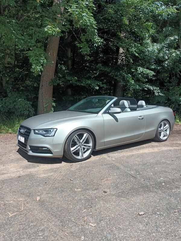 Silber Gebraucht 2012 Audi A5 Cabriolet S-Line Cabrio | 14.999 € (Guter Preis) - Bild 1/4