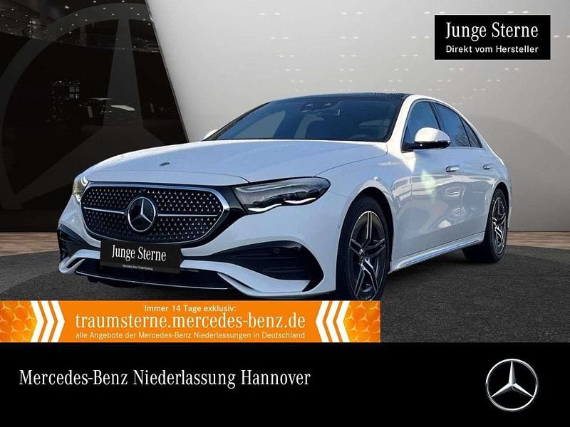 Weiß Gebraucht 2025 Mercedes E450 Advanced Plus Limousine | 74.990 € - Bild 1/3