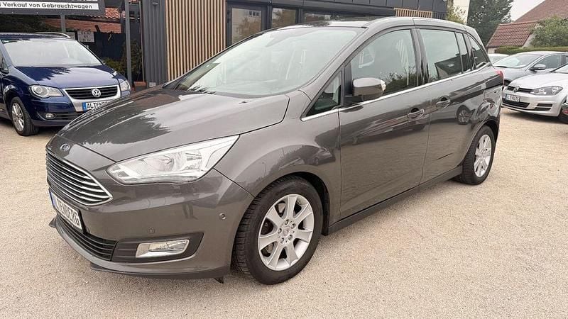 Grau Gebraucht 2017 Ford Grand C-Max Titanium Van / Kleinbus | 6.990 € (Superpreis) - Bild 1/4