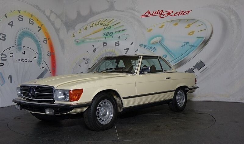 Gebraucht Mercedes SL450 218 PS (160 kW) 1978 Weiß Cabrio