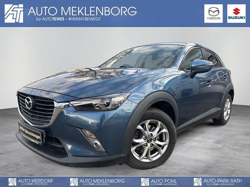 Turmalinblau metallic Gebraucht 2017 Mazda CX-3 Exclusive-Line SUV | 17.990 € (Fairer Preis) - Bild 1/4