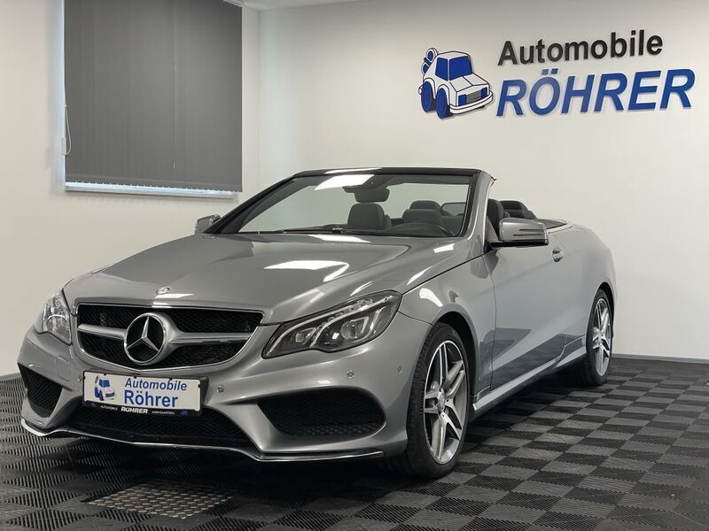 Silber Gebraucht 2013 Mercedes E500 Sport Cabrio | 31.900 € (Guter Preis) - Bild 1/4