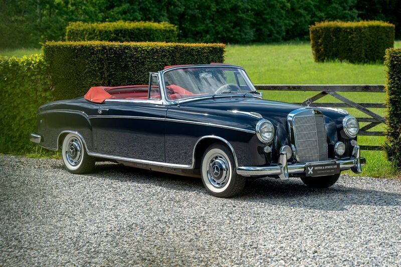 Blau Gebraucht 1956 Mercedes 220 Cabrio | 134.900 € - Bild 1/4