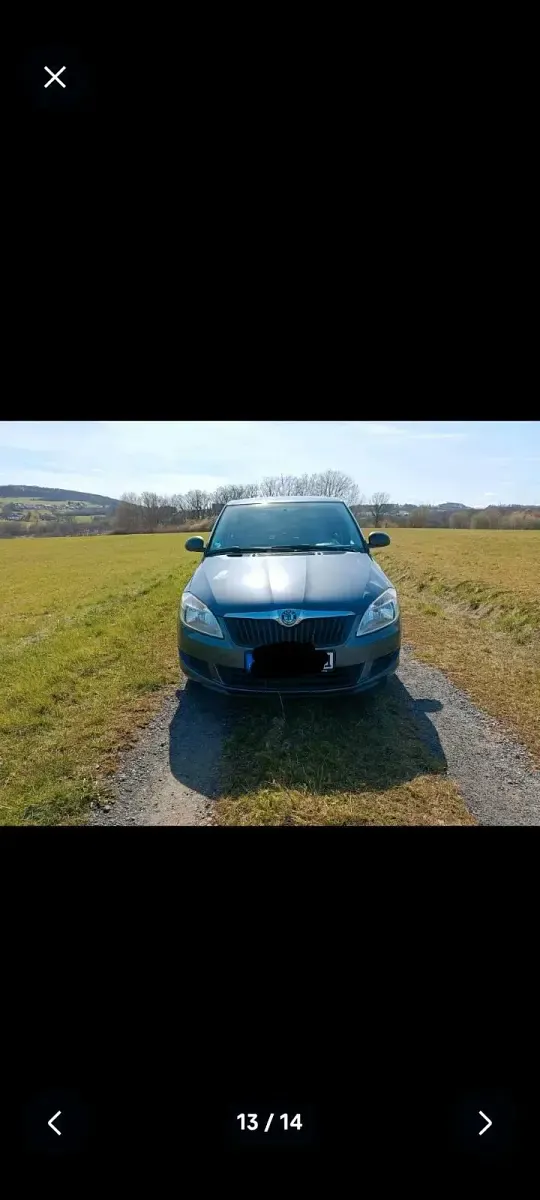 Gebraucht Skoda Fabia 86 PS (63 kW) 2012 Grau Kleinwagen