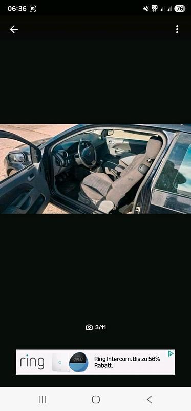 Gebraucht Ford Fiesta 75 PS (55 kW) 2002 Schwarz Kleinwagen