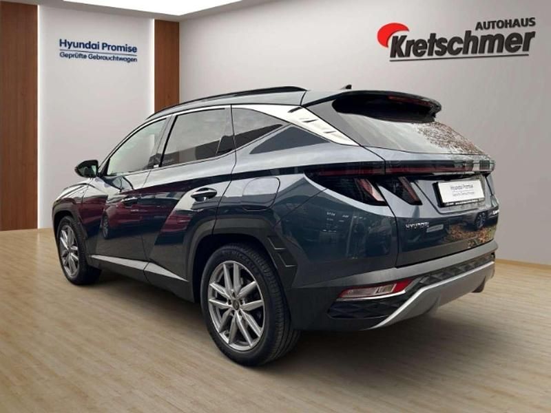 Gebraucht Hyundai Tucson Trend 179 PS (131 kW) 2021 Teal blue / met SUV