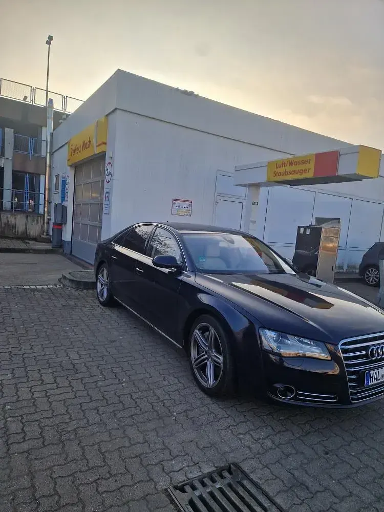 Brugt Audi A8 Comfort 351 HK (258 kW) 2010 Blå Sedan