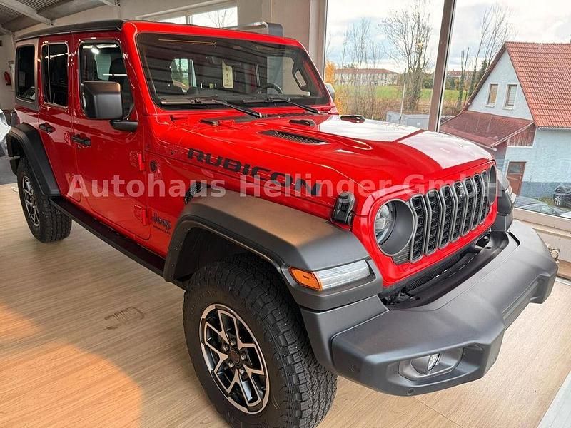 Rot Neu 2025 Jeep Wrangler Unlimited Rubicon SUV | 66.900 € (Fairer Preis) - Bild 1/4